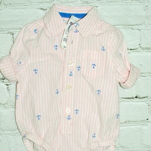 Baby Boy OshKosh B'gosh® Anchors Button Front Body
